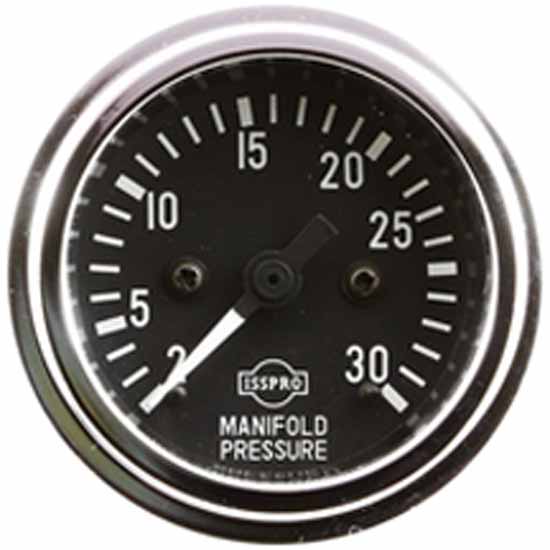 Manifold Pressure Gauge Mechanical 2 30psi 2in 4 State Trucks