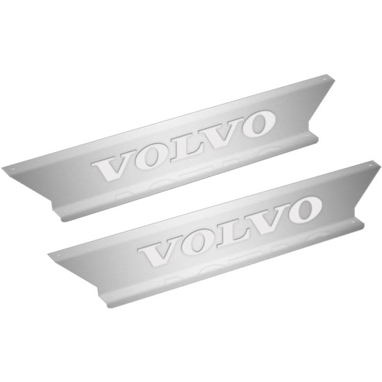 Stainless Steel VOLVO VNL Bottom Door Plates 