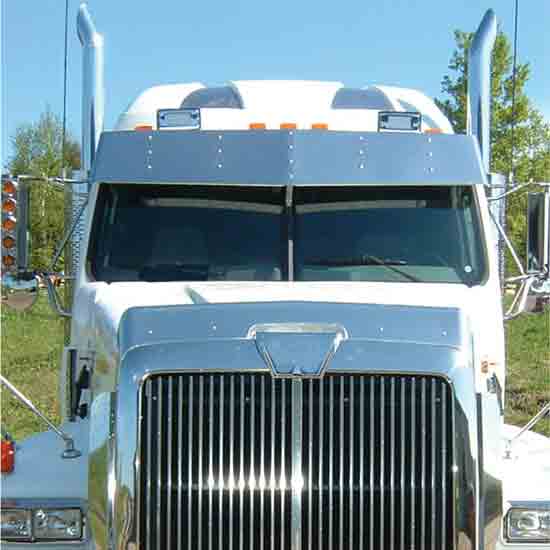 western star drop visor