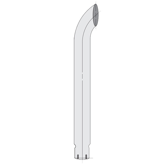 4 inch exhaust stack