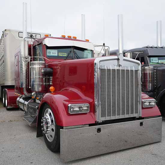 kenworth w900 reverse bowtie visor