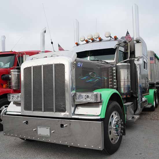 peterbilt 389 bug deflector