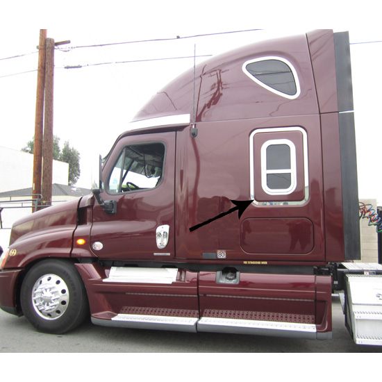 freightliner cascadia window visor