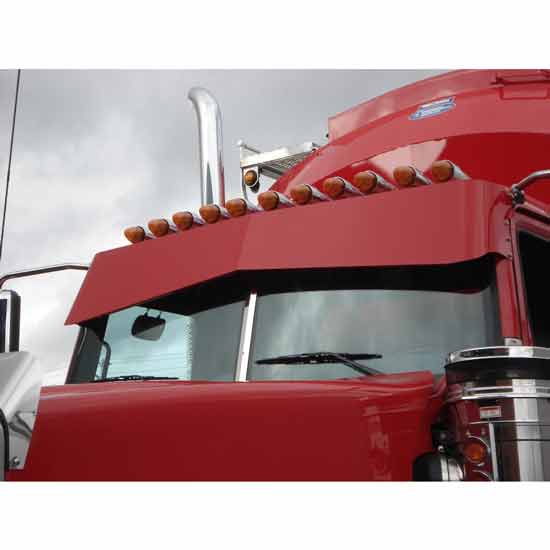 kenworth w900 reverse bowtie visor