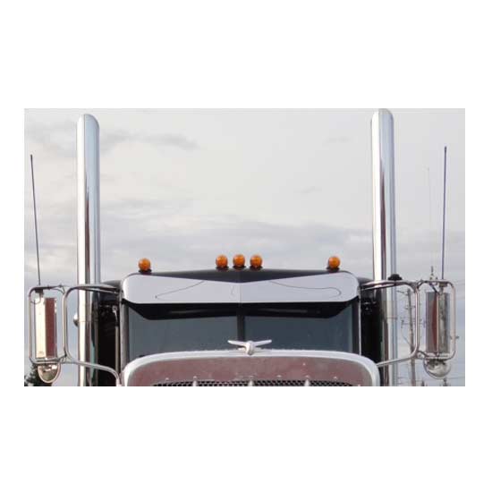 peterbilt 389 bowtie visor